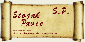 Stojak Pavić vizit kartica